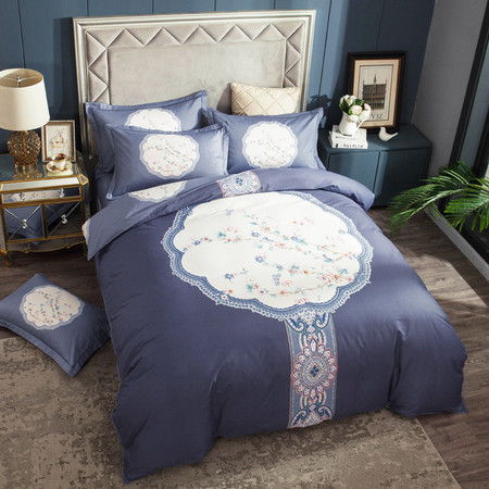 品臥家紡 220×240cm純棉大版花四件套，舒適與美學(xué)的完美結(jié)合